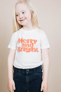 Merry and Bright Shirt for Kids by The Bee & The Fox