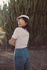 Peach Women for Women Sisterhood Shirt by The Bee and The Fox